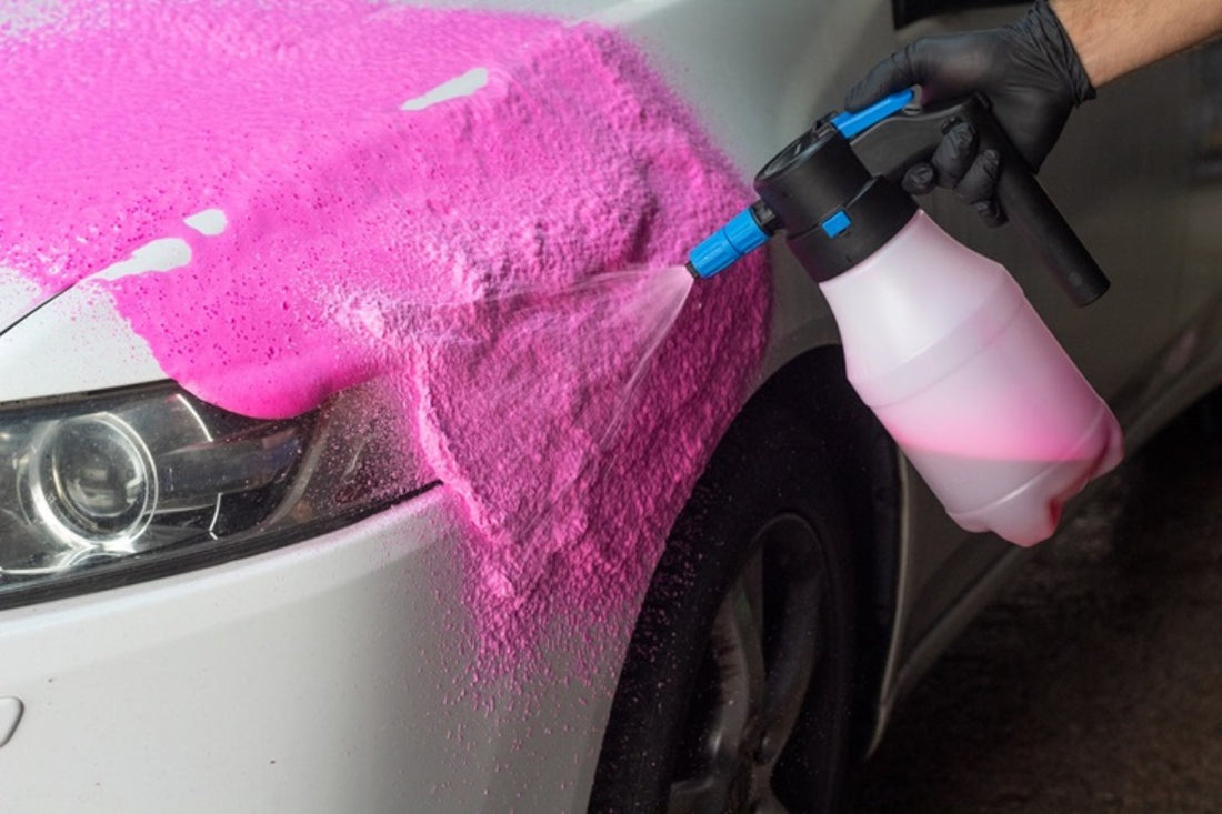 Touchless Pink Foam-forvask
